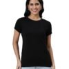 SPARK Women Round Neck Tshirt |Cotton Half Sleeve Regular Fit Solid T-Shirts - Image 2