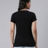SPARK Women Round Neck Tshirt |Cotton Half Sleeve Regular Fit Solid T-Shirts - Image 3