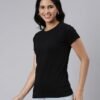 SPARK Women Round Neck Tshirt |Cotton Half Sleeve Regular Fit Solid T-Shirts - Image 4